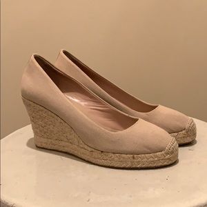 Tan J.Crew Wedges